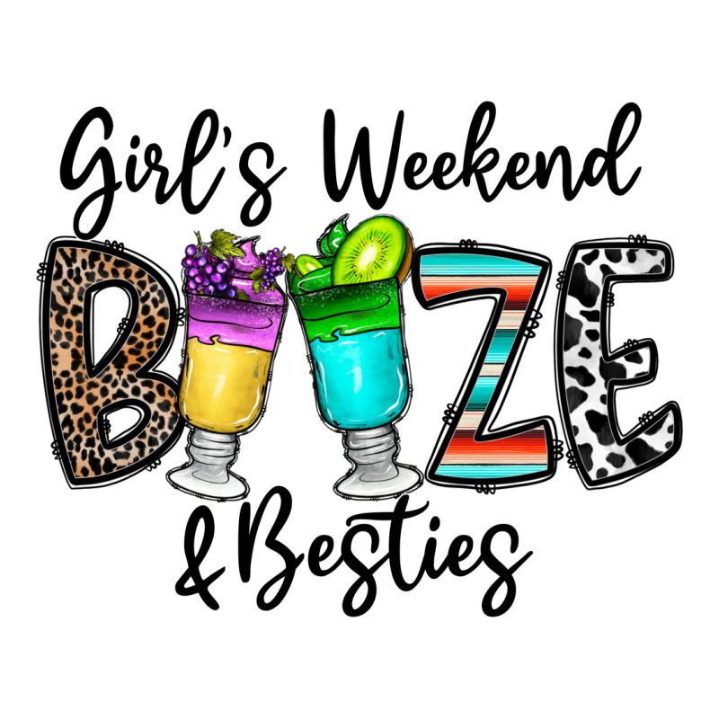 Girl's Weekend Booze & Besties Premium Tee by CowhideDigitalArt | Teevron