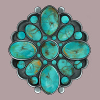 Turquoise Gemstone Vintage Hoodie | Teevron