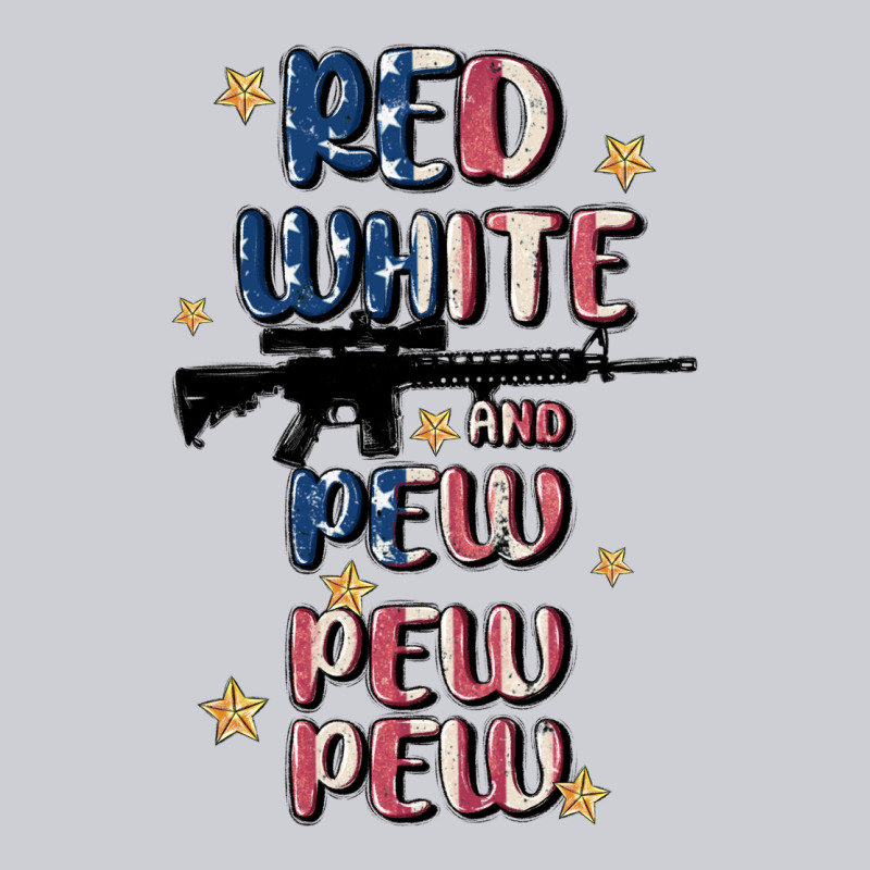 Red White And Pew Pew Pew Heavyweight Sweatshirt by MaliasSmallBusiness | Teevron
