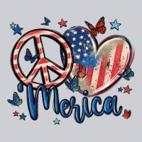 Peace Love 'merica Heavyweight Sweatshirt | Teevron