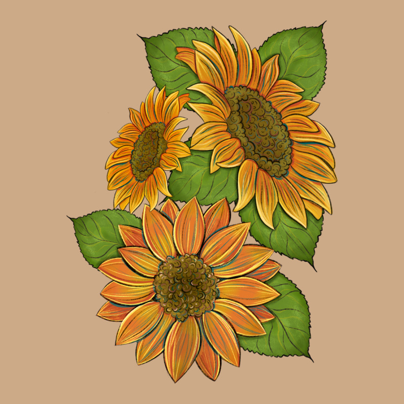 Sunflowers Vintage Hoodie by Artiststas | Teevron