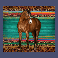 Western Horse Serape  Leather Leopard Vintage Tee | Teevron