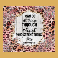 I Can Do All Things With Leopard And Glitter Premium Hoodie | Teevron