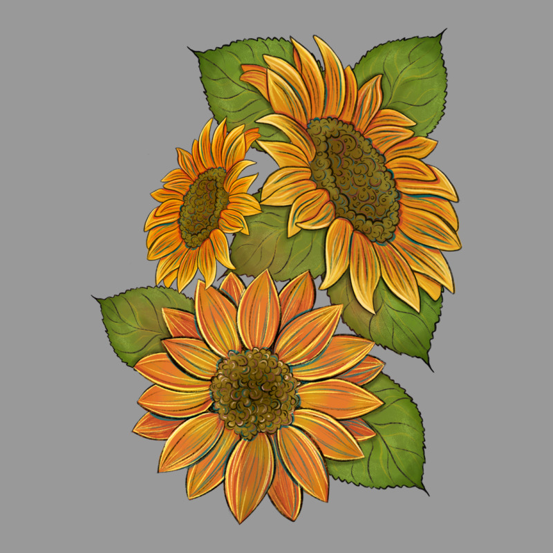 Sunflowers B Vintage Hoodie by Artiststas | Teevron