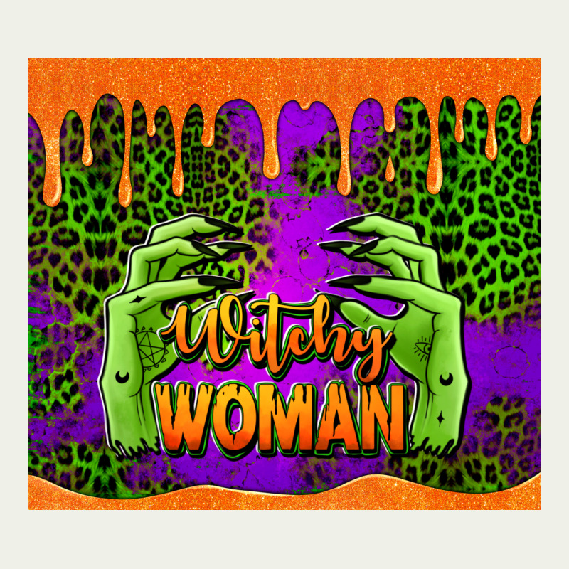 Witchy Woman Halloween Tumbler Urban Heavy Tee by Jasminsmagicworld | Teevron
