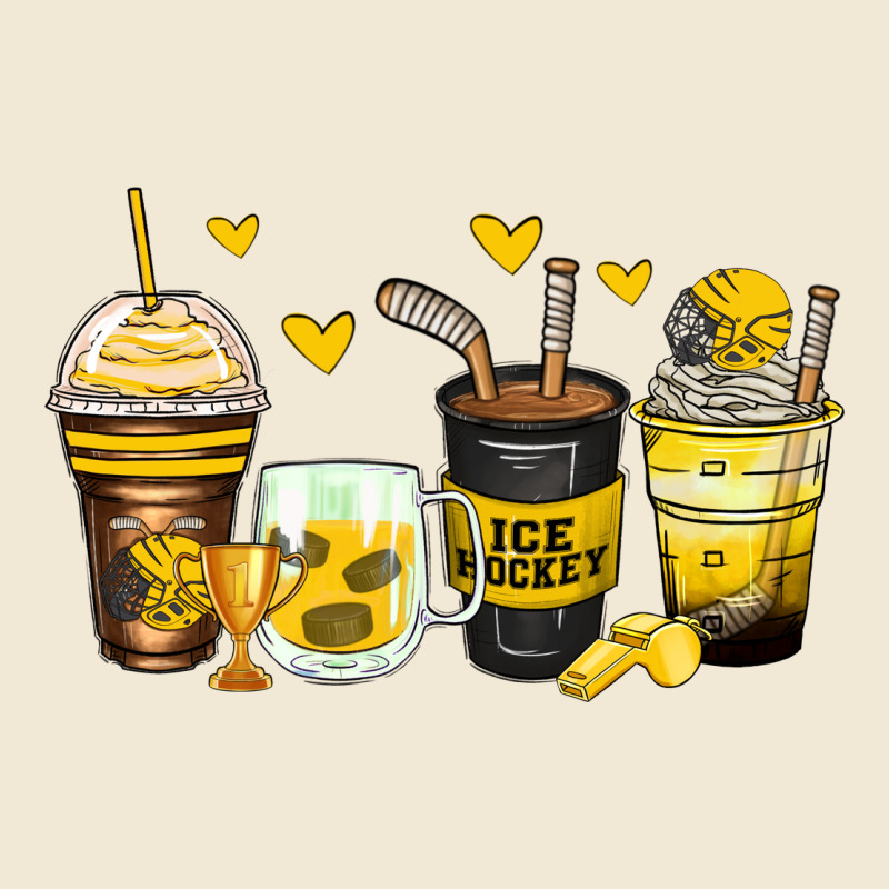 Ice Hockey Coffee Cups Ladies Tee by Zillion Design Studio | Teevron
