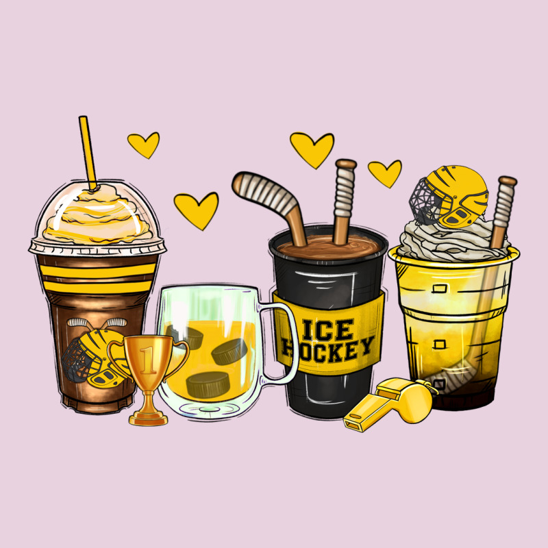 Ice Hockey Coffee Cups Ladies Tee by Zillion Design Studio | Teevron