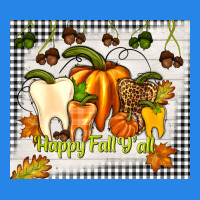 Happy Fall Y'all Teeth Premium Hoodie | Teevron