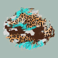 Cowhide Leopard Turquoise Patch Classic Tee | Teevron