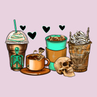 Skeleton Coffee Cups Ladies Tee | Teevron