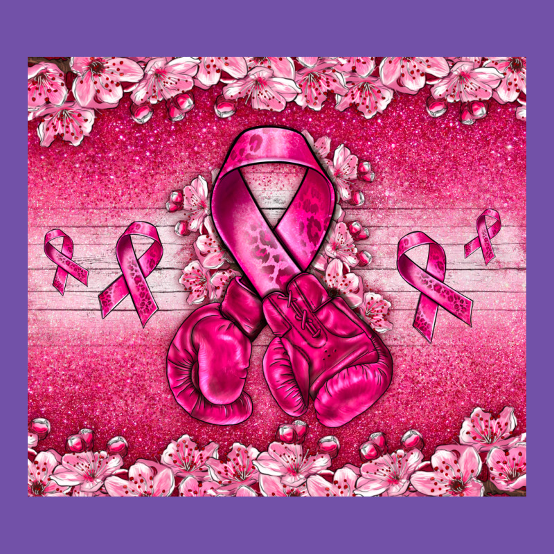 Breast Cancer With Boxing Gloves Premium Sweatshirt by NancyCooperArtShop | Teevron