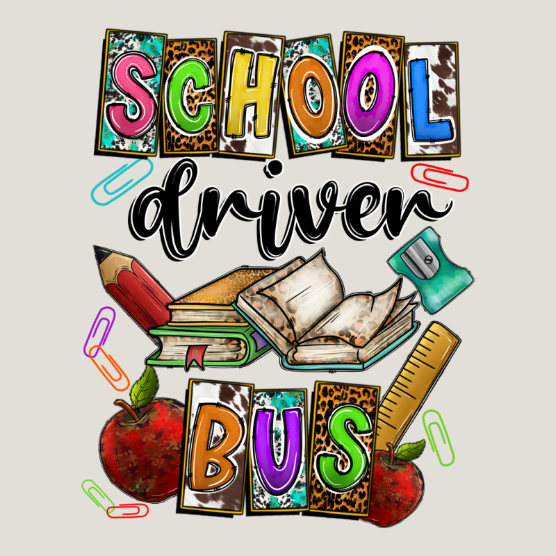 School Driver Bus Heavy Core Tee by CowhideDigitalArt | Teevron