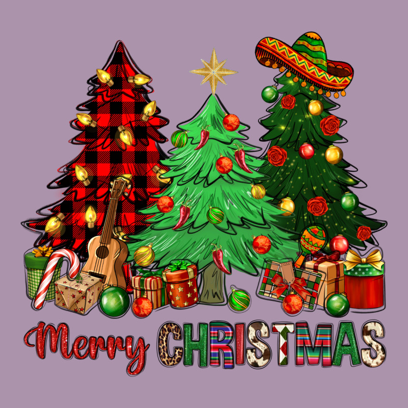 Merry Christmas Trees Heavyweight Hoodie by NancyCooperArtShop | Teevron