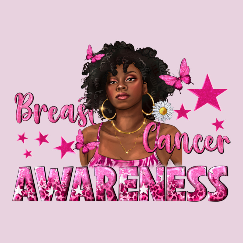 Breast Cancer Awareness With Afro Woman Ladies Tee by texasbilliewilder | Teevron