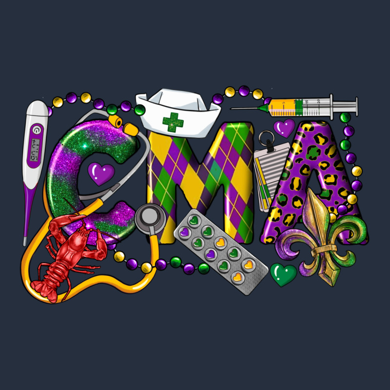 Cma Certified Medical Assistant Mardi Gras Zipper Hoodie by LillyAllenDesigns | Teevron