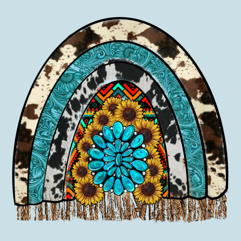 Rainbow Sunflower Gemstone Ladies Tee by RanaPortraitStore | Teevron