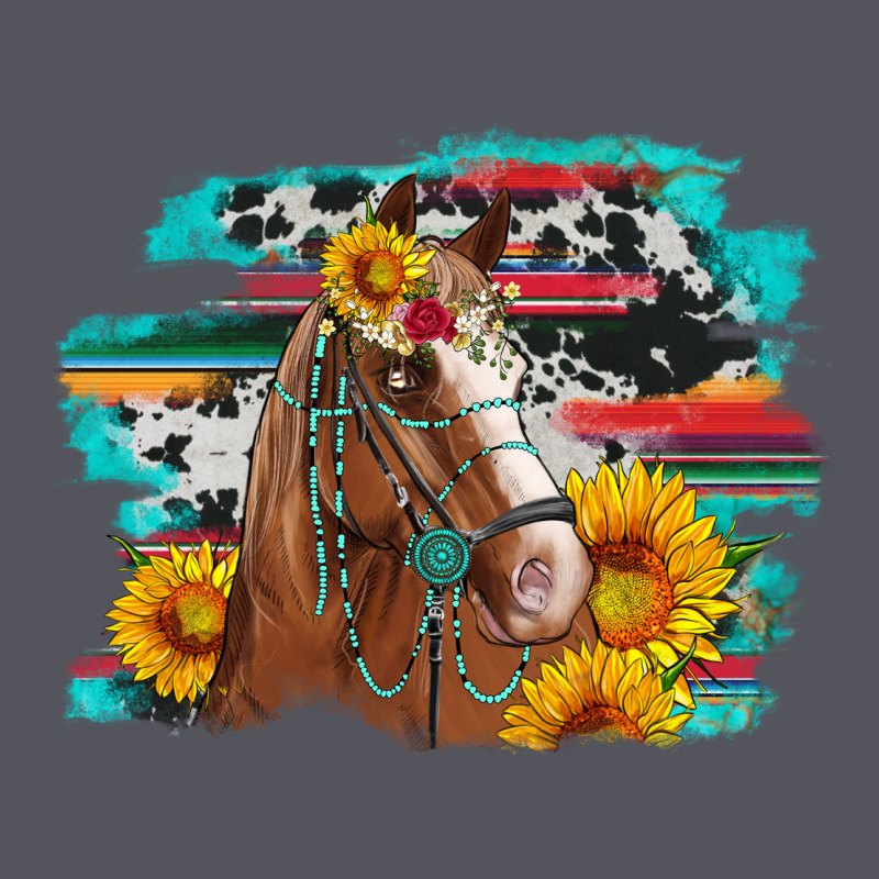 Horse With Sunflowers Vintage Hoodie by Artiststas | Teevron