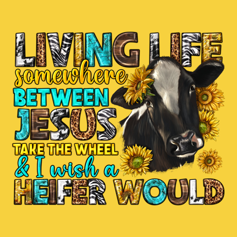 Living Life Somewhere Between Jesus Premium Sweatshirt by texasbilliewilder | Teevron