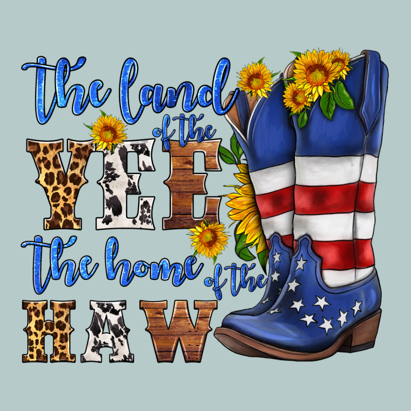 The Land Of The Yee The Home Of The Haw Heavy Core Tee by HRA Design Shop | Teevron