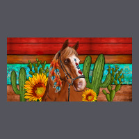 Aztec Horse Cactus And Sunflowers License Plate Template Vintage Hoodie | Teevron