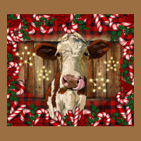Christmas Heifer With Candy Canes Vintage Tee | Teevron