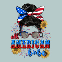All American Babe 4th Of July Heavy Core Tee | Teevron