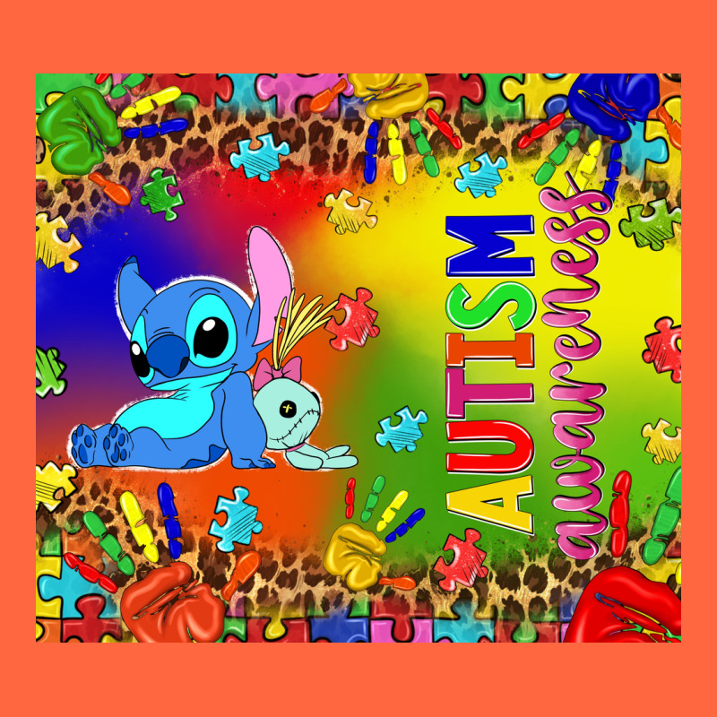 Autism Awareness With Stitch Tumbler Premium Hoodie by TumblerDesignByShophia | Teevron