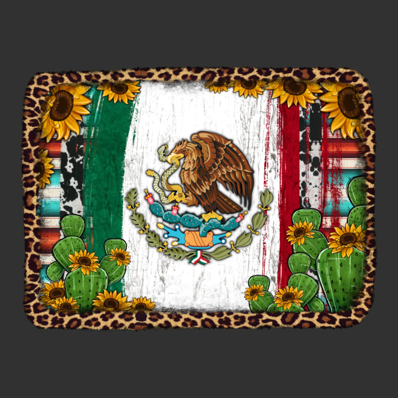 Mexican Flag Background With Cactus And Sunflower Urban Heavy Tee by Jasminsmagicworld | Teevron