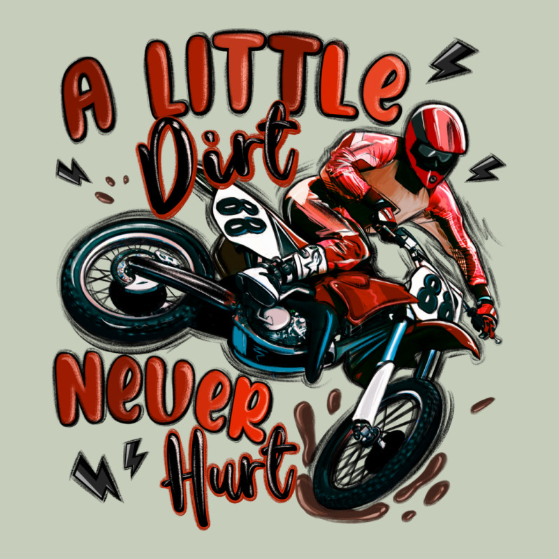 A Little Dirt Never Hurt Dirt Bike Long Sleeve Tee by MaliasSmallBusiness | Teevron