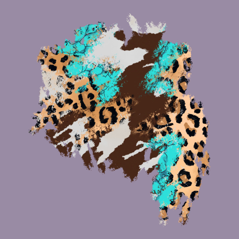 Cowhide Leopard Turquoise Patch Classic Tee by AdoDesignShop | Teevron