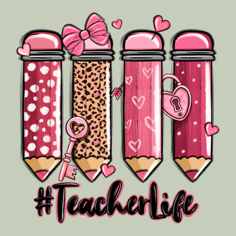 Valentine's Day Teacher Life Pencils Long Sleeve Tee by MaliasSmallBusiness | Teevron
