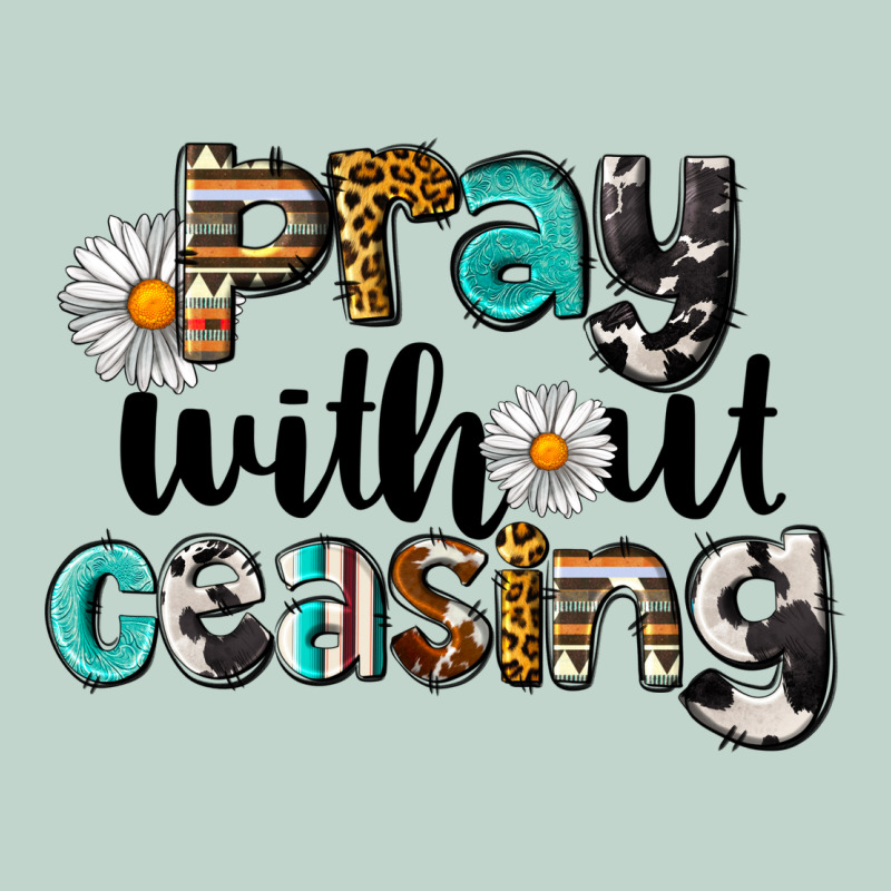 Pray Without Ceasing Zipper Hoodie by LillyAllenDesigns | Teevron