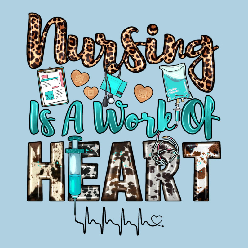 Nursing Is A Work Of Heart Premium Hoodie by JahusDesignShop | Teevron