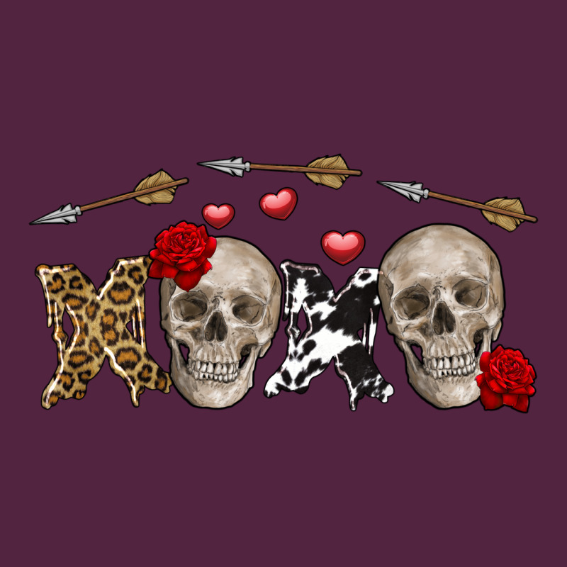 Xoxo Valentine Skulls Valentine's Day Urban Hoodie by FaDigitalArtStudio | Teevron