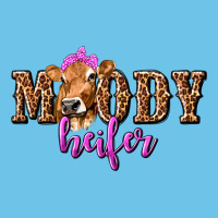 Moody Heifer With Leopard Premium Sweatshirt | Teevron