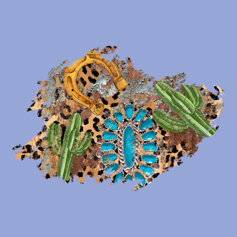 Horseshoe Leopard Gemstone Cactus Patch Classic Tee by AdoDesignShop | Teevron