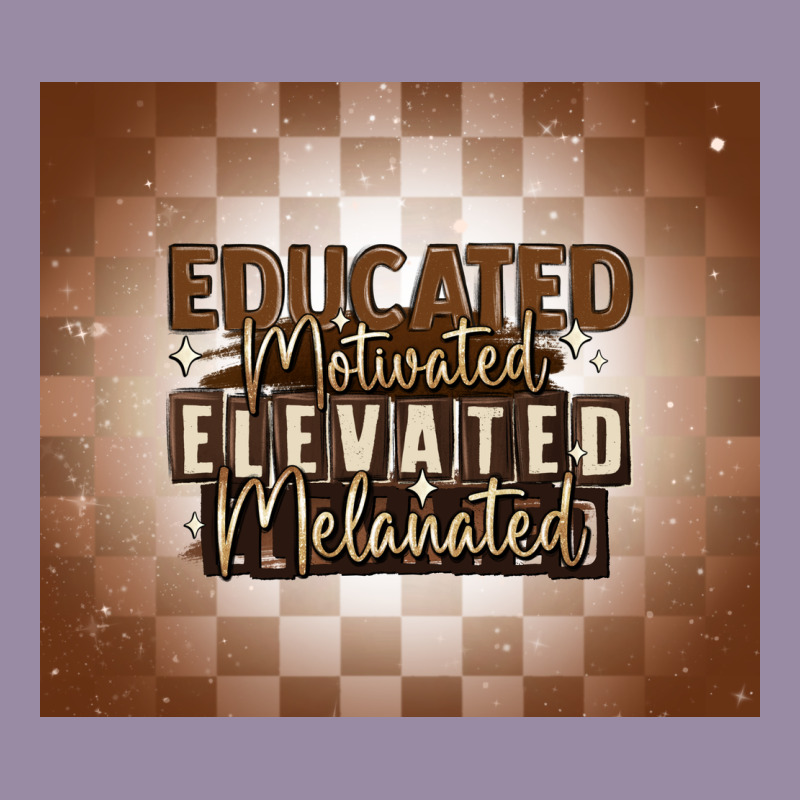 Educated Motivated Elevated Melanated Classic Tee by MaliasSmallBusiness | Teevron