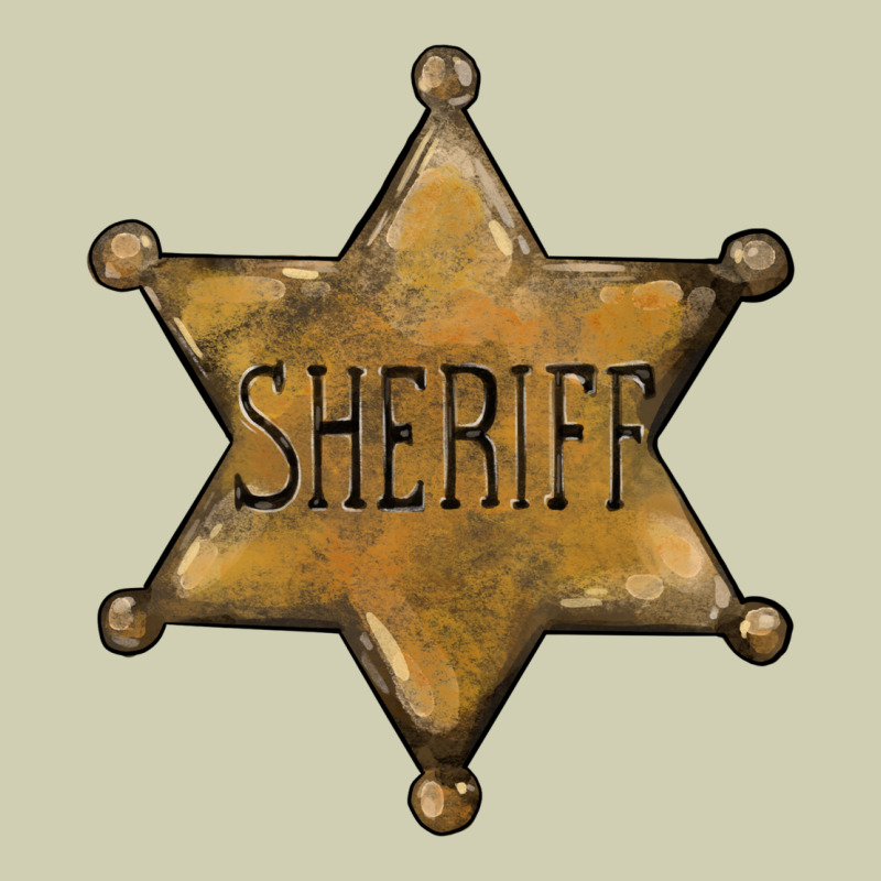 Sheriff Star Heavy Core Tee by BarkalooDesign | Teevron