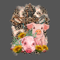 Western Pigs With Crosses Zipper Hoodie | Teevron
