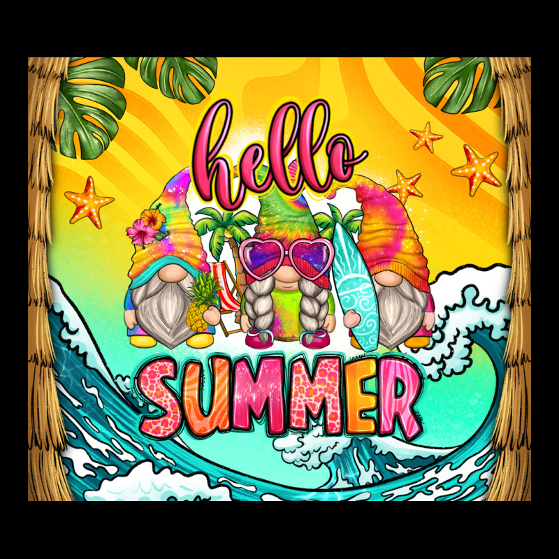 Hello Summer Gnomes Ladies Tee by Zillion Design Studio | Teevron