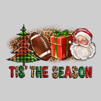 Tis The Season Christmas With Football And Santa Premium Tee | Teevron