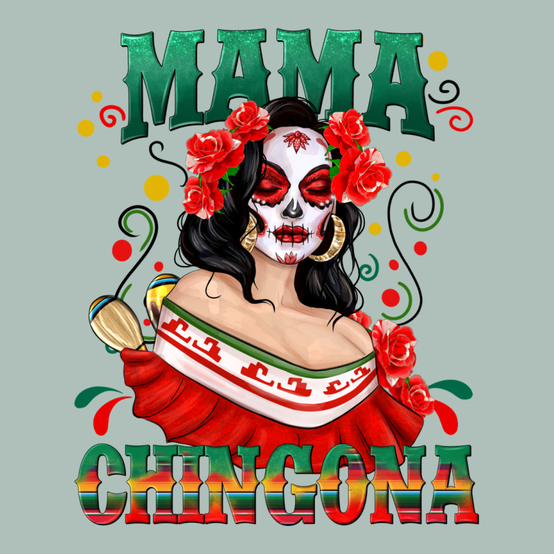 Mama Chingona Skull Heavyweight Hoodie by texasbilliewilder | Teevron