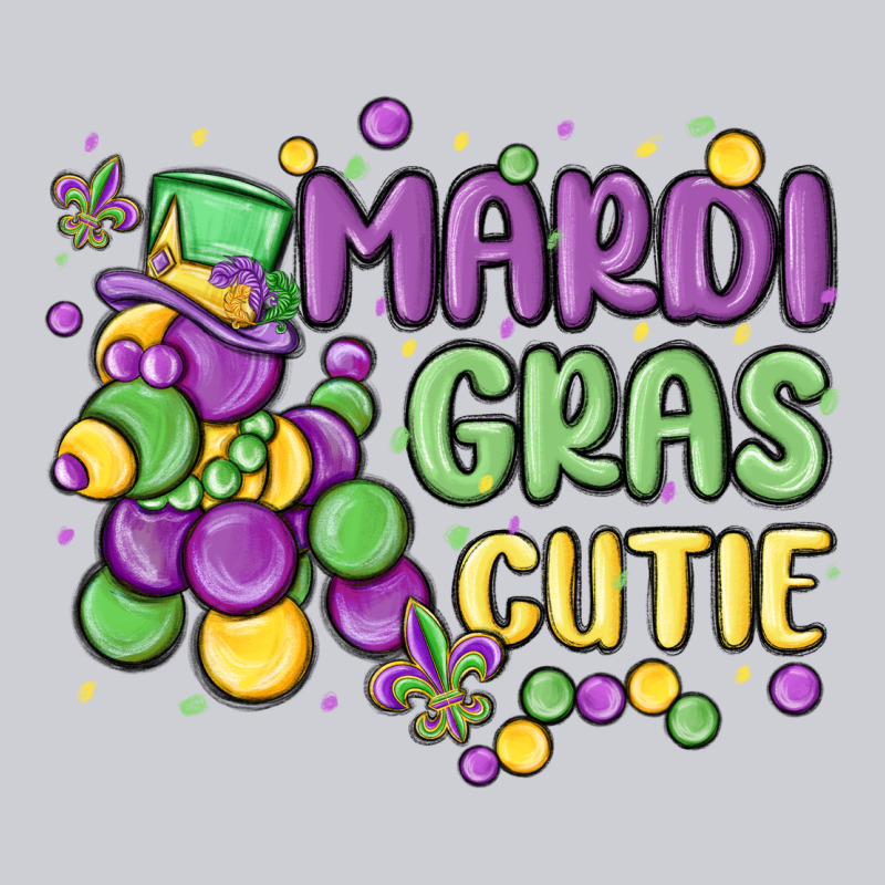 Mardi Gras Cutie Heavyweight Sweatshirt by MaliasSmallBusiness | Teevron