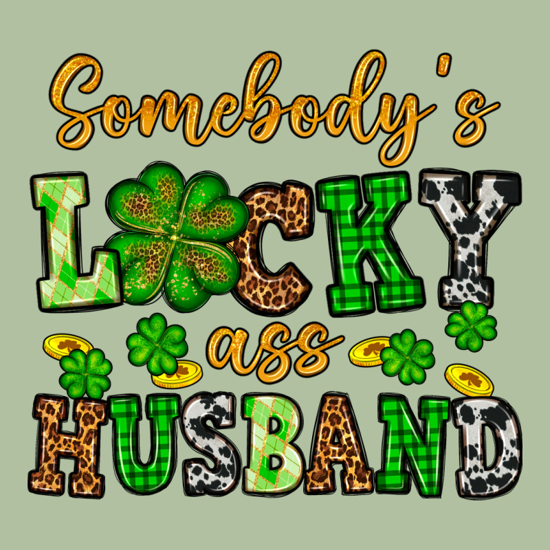 St. Patrick's Somebody's Lucky As Husband Urban Hoodie by OliviaCreatesArt | Teevron