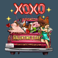 Valentine's Day Truck Farm Animals Cupid Xoxo Urban Hoodie | Teevron