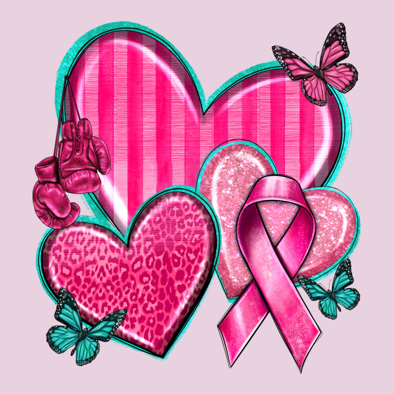 Breast Cancer Hearts Ladies Tee by texasbilliewilder | Teevron