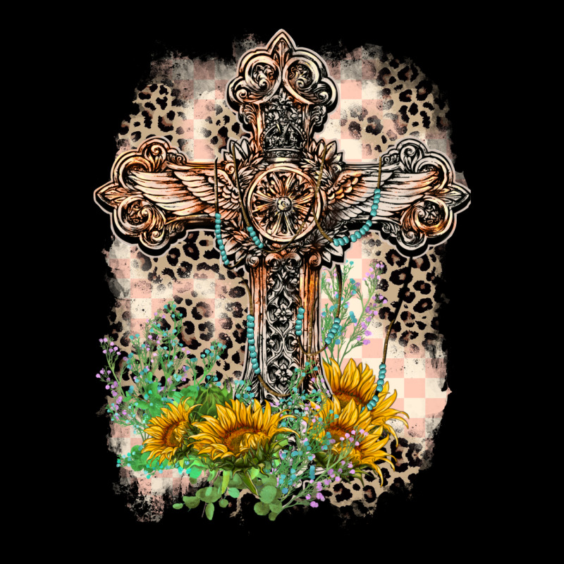 Western With Crosses Zipper Hoodie by LillyAllenDesigns | Teevron