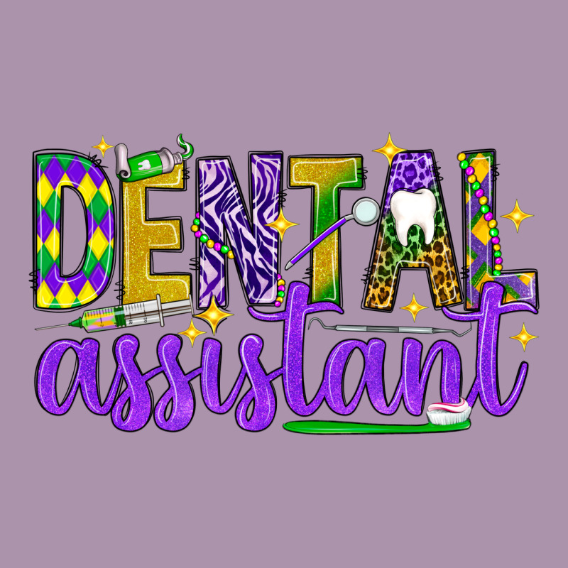 Mardi Gras Dental Assistant Heavyweight Hoodie by NancyCooperArtShop | Teevron