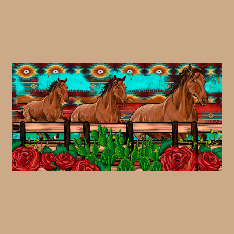 Horses Roses Ann Cactuses License Plate Vintage Hoodie by Artiststas | Teevron