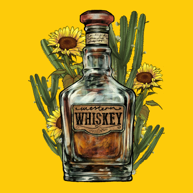 Western Whiskey Bottle Premium Hoodie by HowdyJamesFarm | Teevron